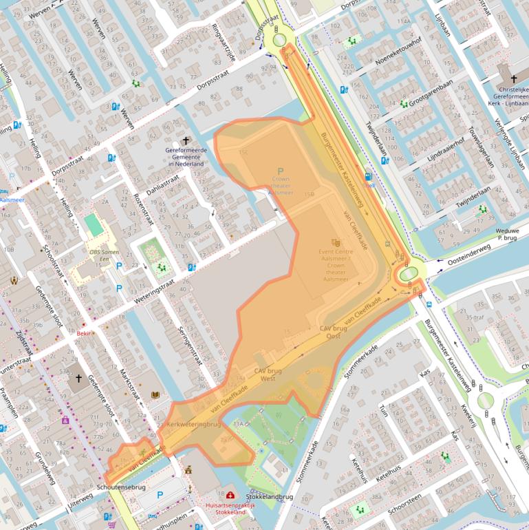 Kaart van postcodegebied 1431BA.