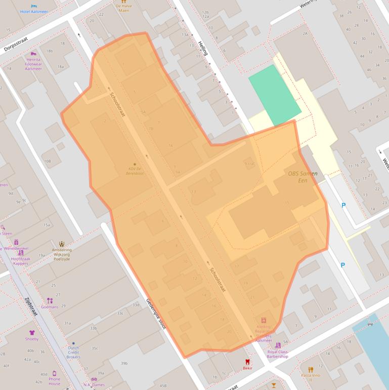 Kaart van postcodegebied 1431BG.