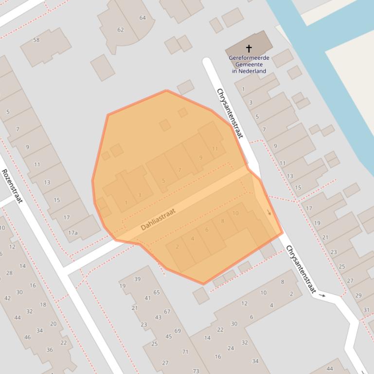 Kaart van postcodegebied 1431BP.