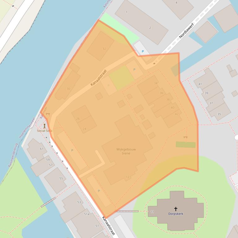 Kaart van postcodegebied 1431BW.