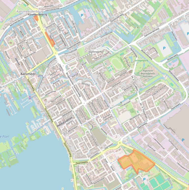 Kaart van postcodegebied 1431BX.