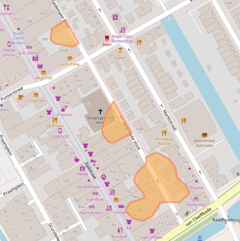 Kaart van postcodegebied 1431CR.
