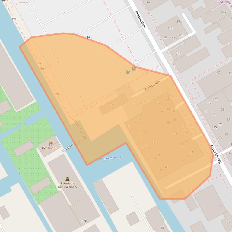 Kaart van postcodegebied 1431CW.