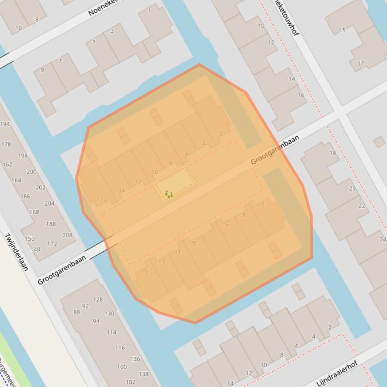 Kaart van postcodegebied 1431DB.