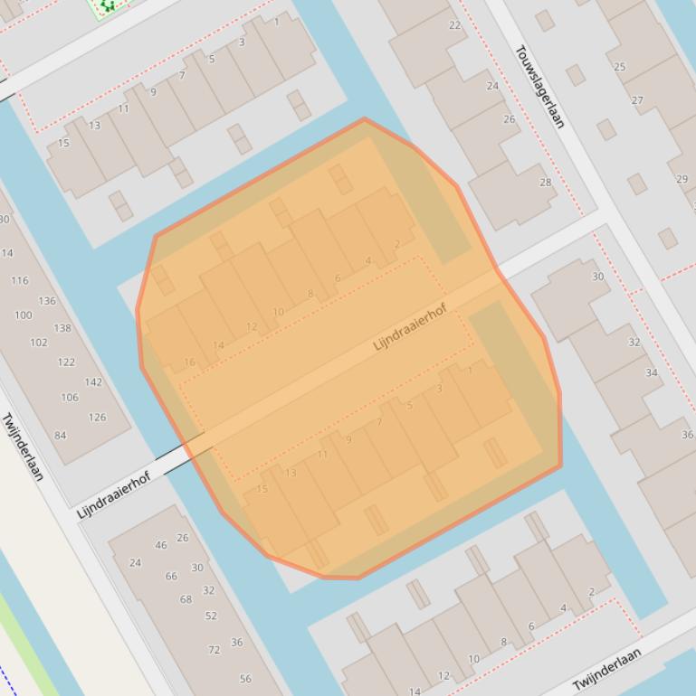 Kaart van postcodegebied 1431DC.