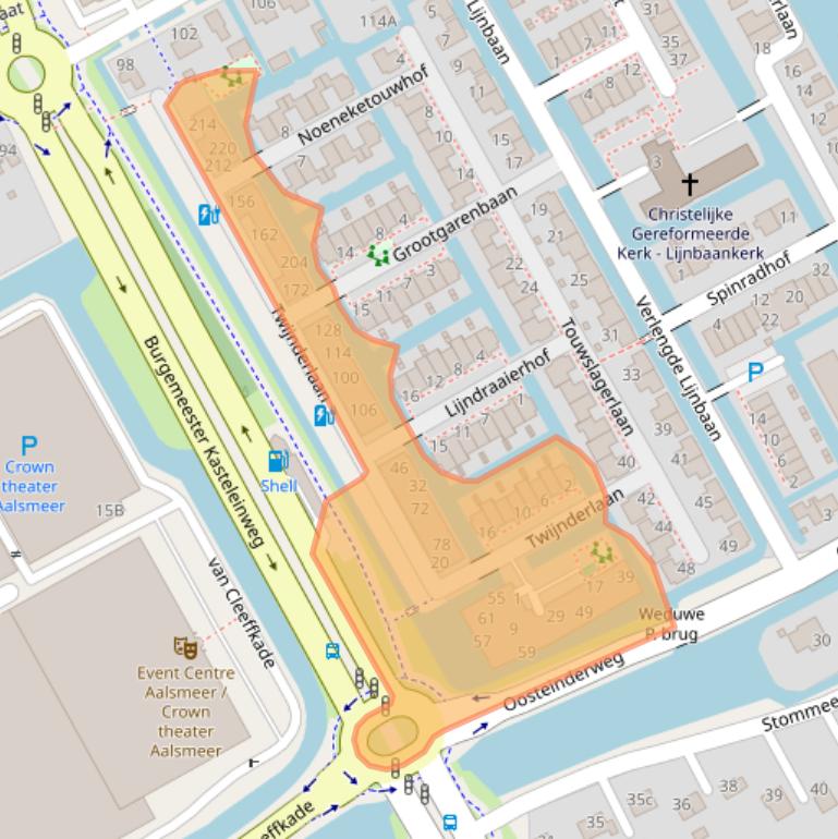 Kaart van postcodegebied 1431DD.