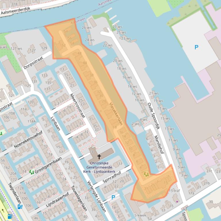 Kaart van postcodegebied 1431DJ.