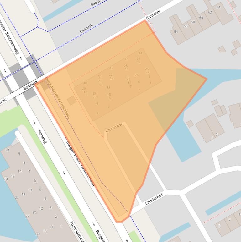 Kaart van postcodegebied 1431DW.