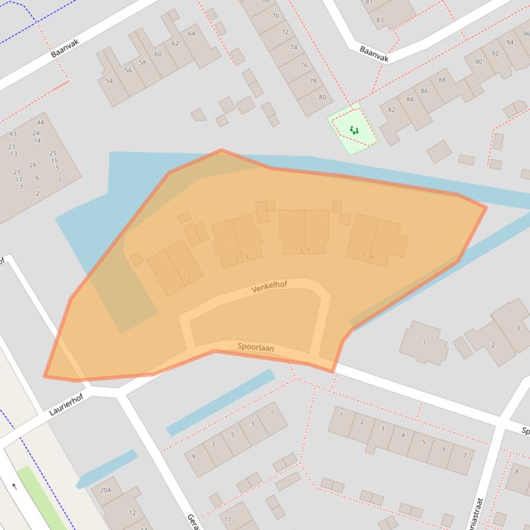 Kaart van postcodegebied 1431DX.