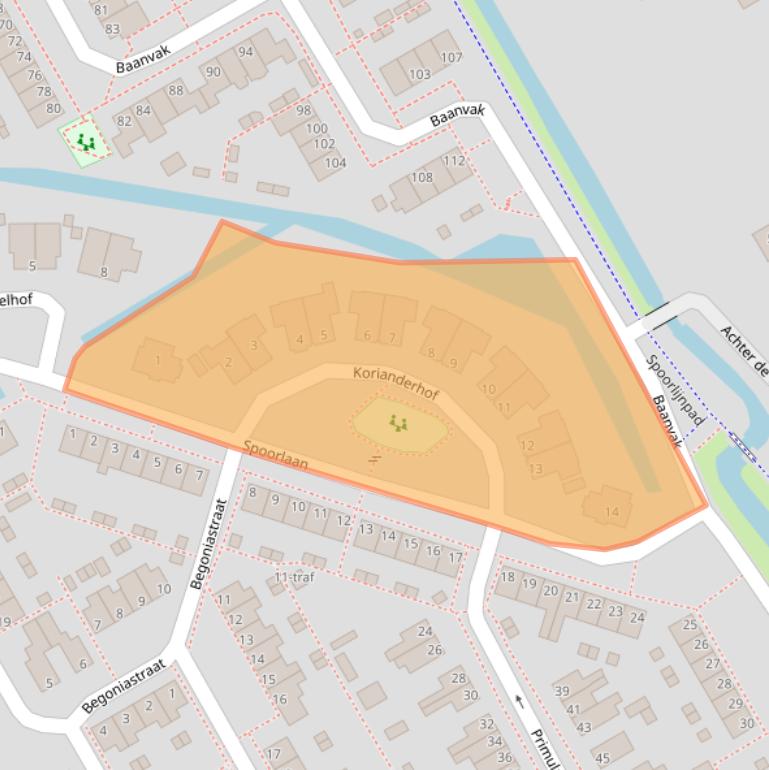 Kaart van postcodegebied 1431DZ.