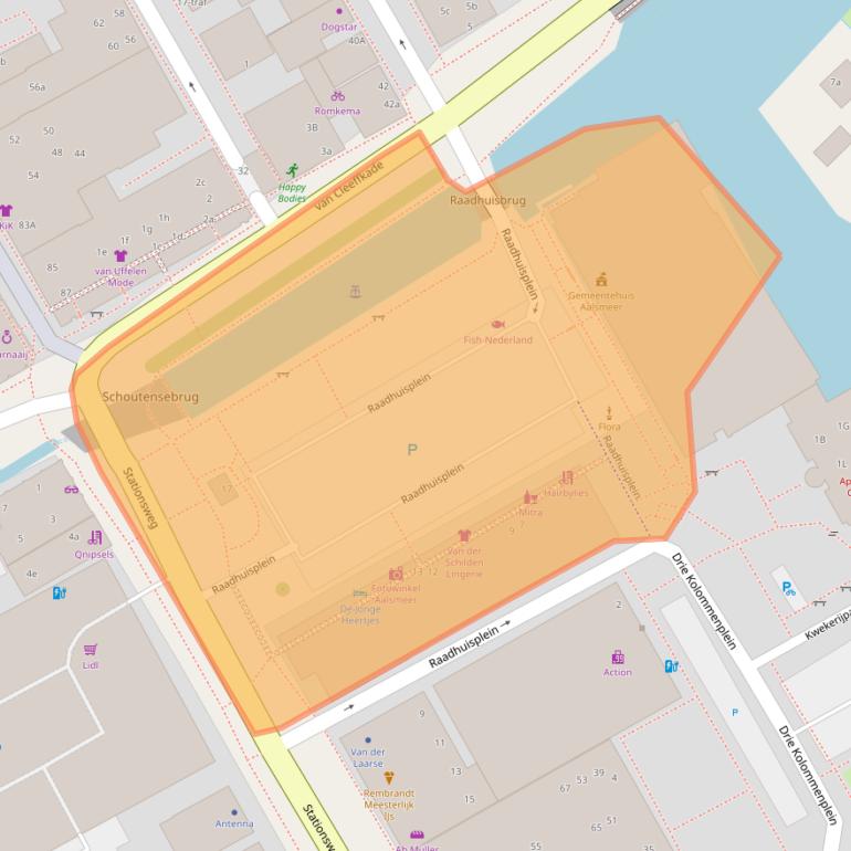 Kaart van postcodegebied 1431EH.