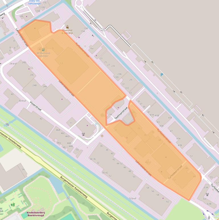 Kaart van postcodegebied 1431GE.