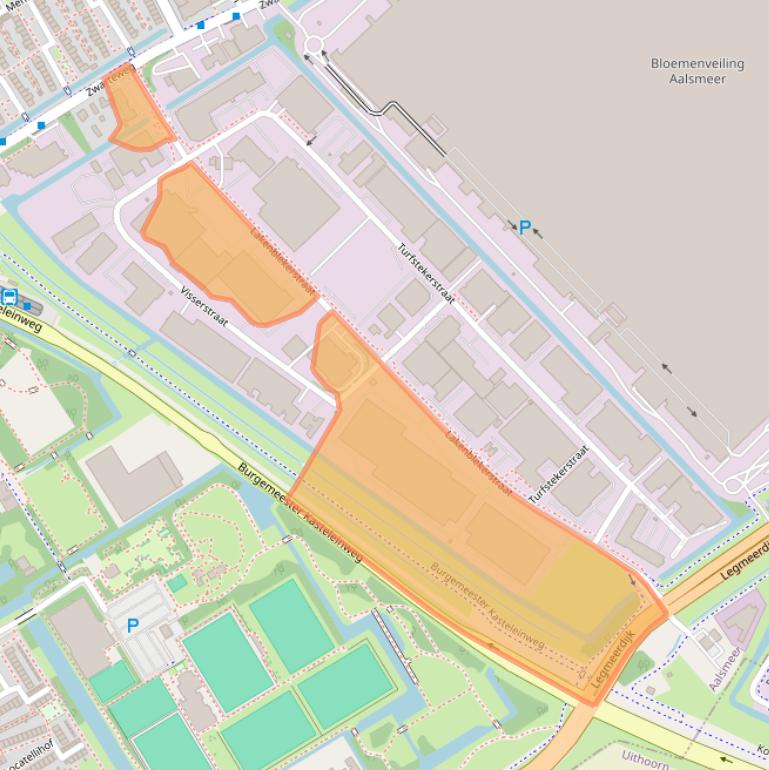 Kaart van postcodegebied 1431GG.