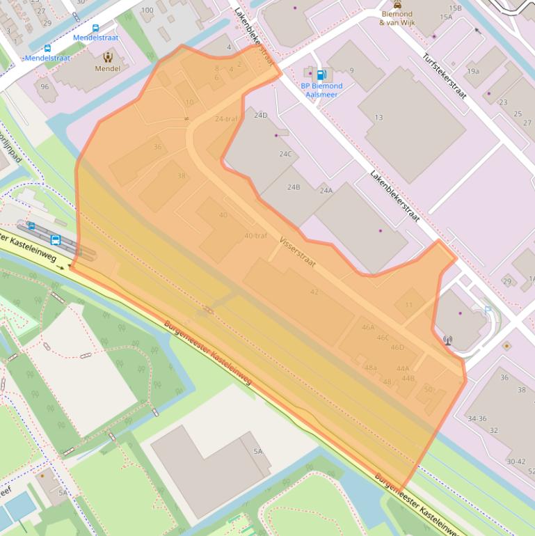 Kaart van postcodegebied 1431GJ.