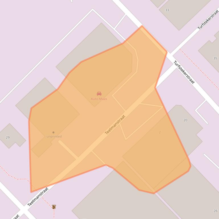 Kaart van postcodegebied 1431GL.