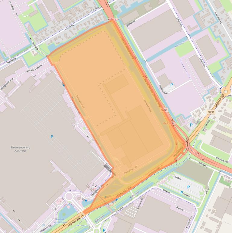 Kaart van postcodegebied 1431GM.