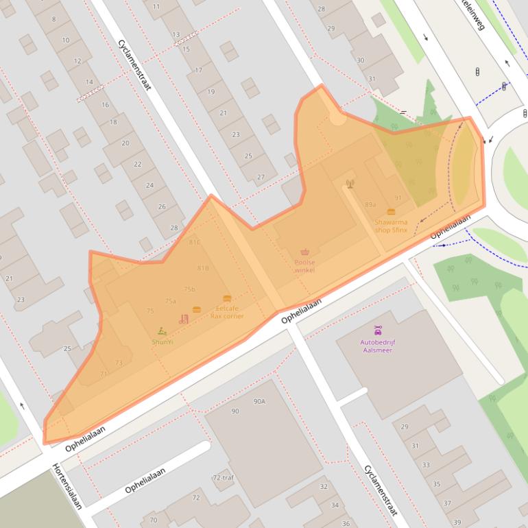 Kaart van postcodegebied 1431HB.