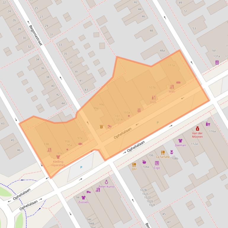 Kaart van postcodegebied 1431HC.
