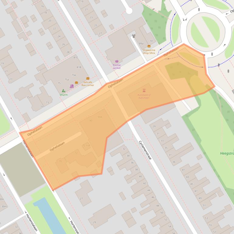 Kaart van postcodegebied 1431HK.