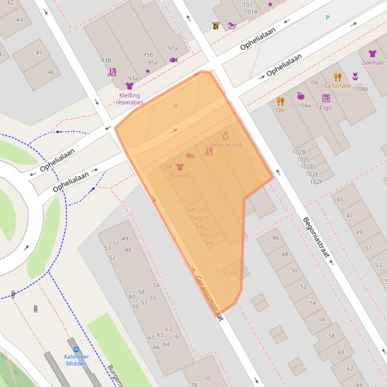 Kaart van postcodegebied 1431HL.