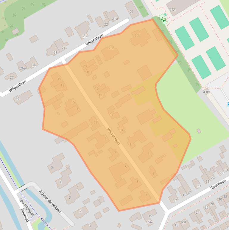 Kaart van postcodegebied 1431HT.