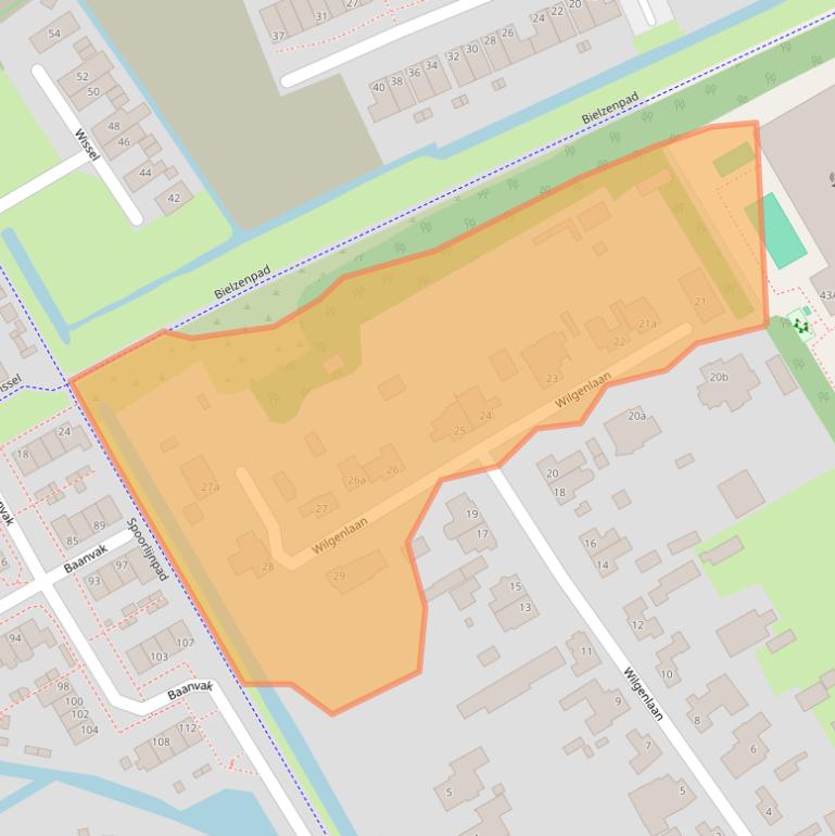 Kaart van postcodegebied 1431HV.