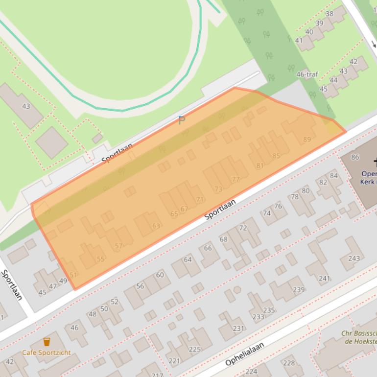 Kaart van postcodegebied 1431HX.