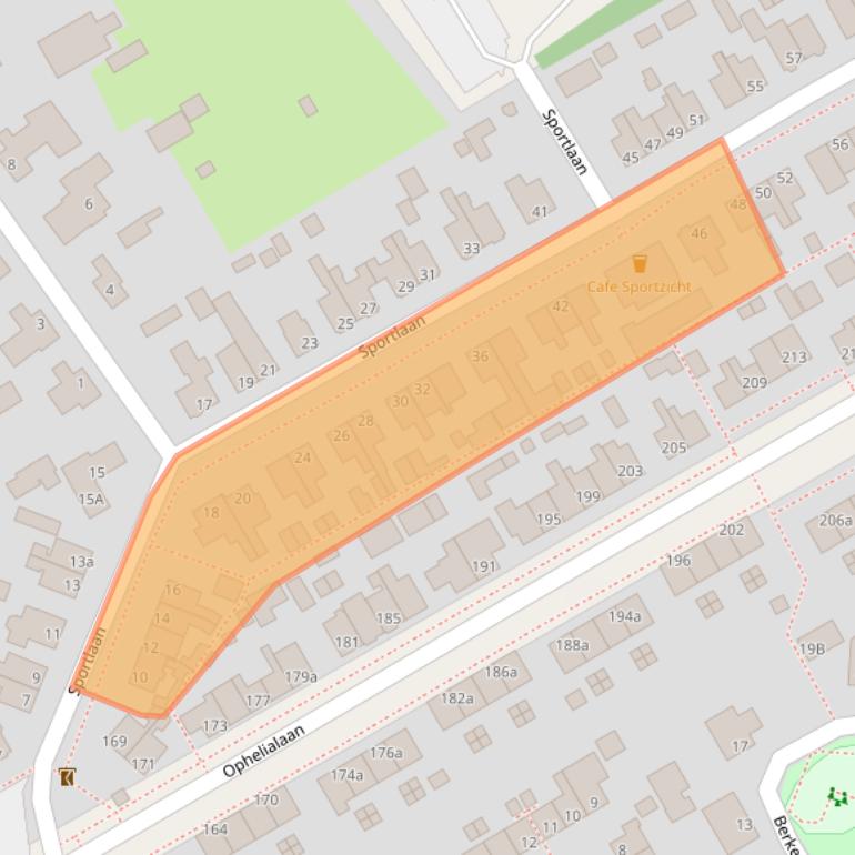 Kaart van postcodegebied 1431HZ.