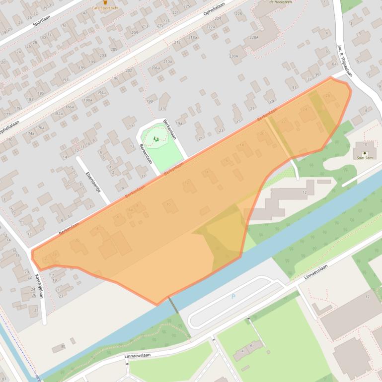 Kaart van postcodegebied 1431JE.