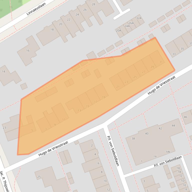Kaart van postcodegebied 1431JX.