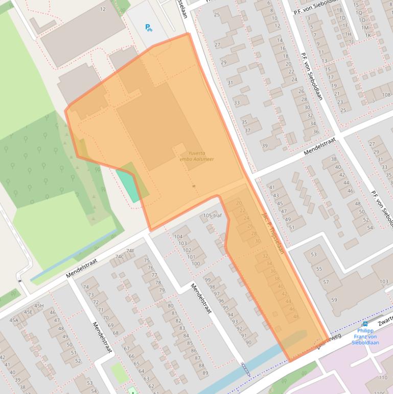 Kaart van postcodegebied 1431KE.