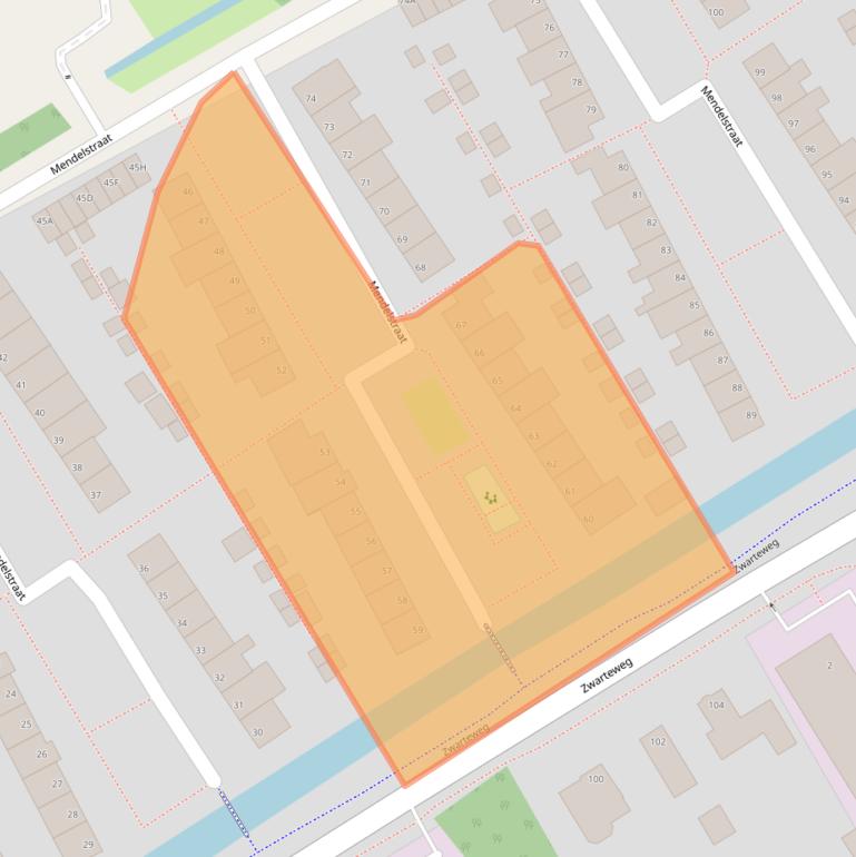 Kaart van postcodegebied 1431KM.