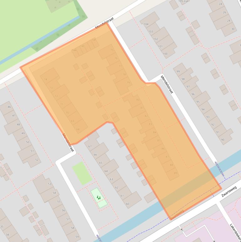 Kaart van postcodegebied 1431KN.