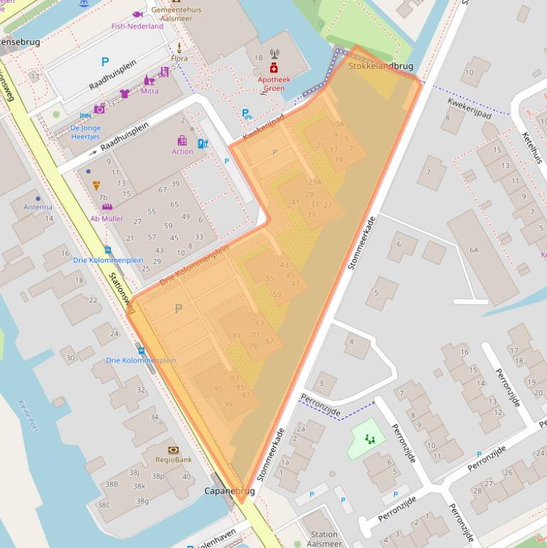 Kaart van postcodegebied 1431LB.