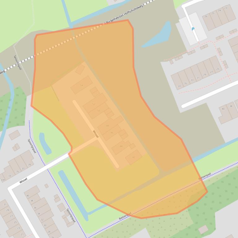 Kaart van postcodegebied 1431LR.