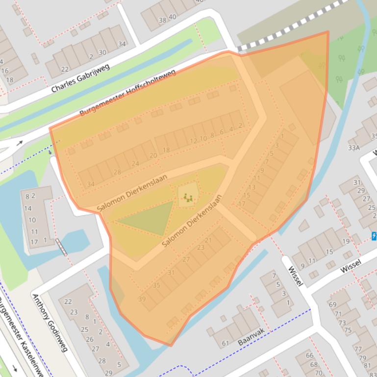 Kaart van postcodegebied 1431MG.