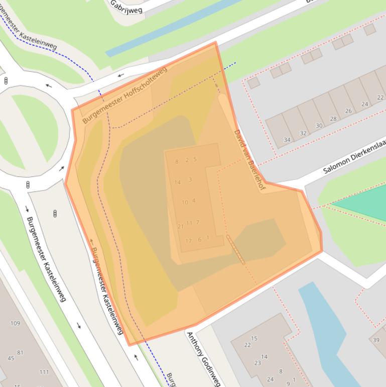 Kaart van postcodegebied 1431MH.