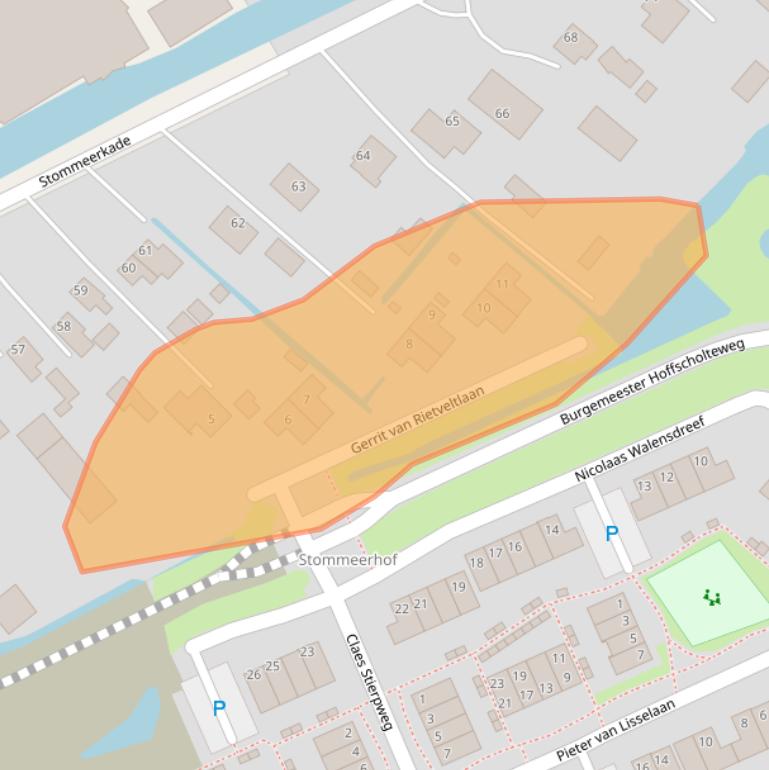 Kaart van postcodegebied 1431MK.