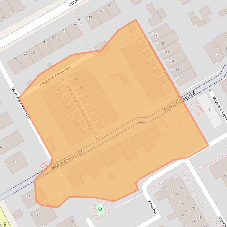 Kaart van postcodegebied 1431PB.