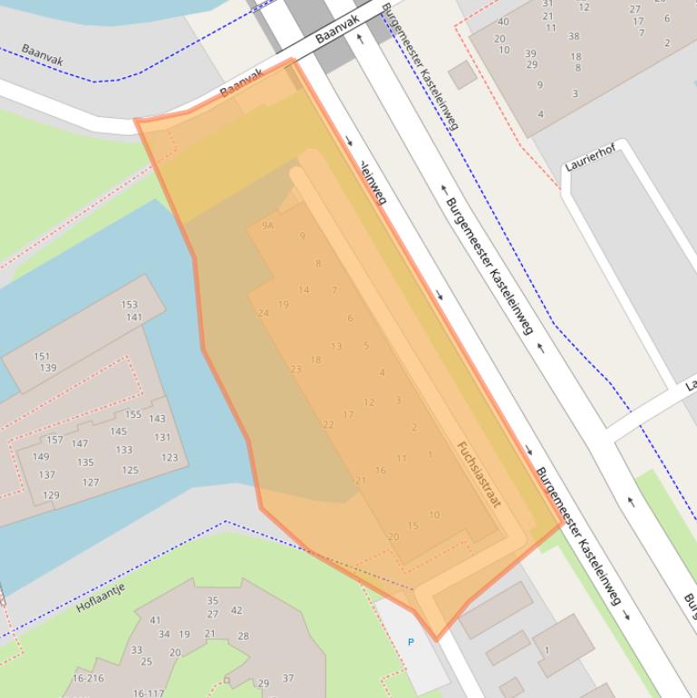 Kaart van postcodegebied 1431RB.