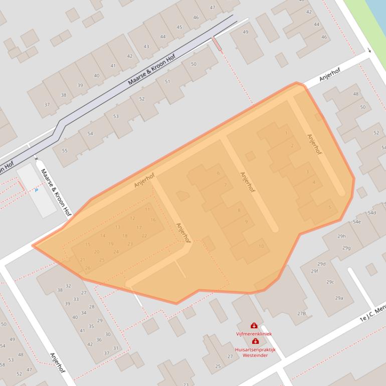 Kaart van postcodegebied 1431RC.