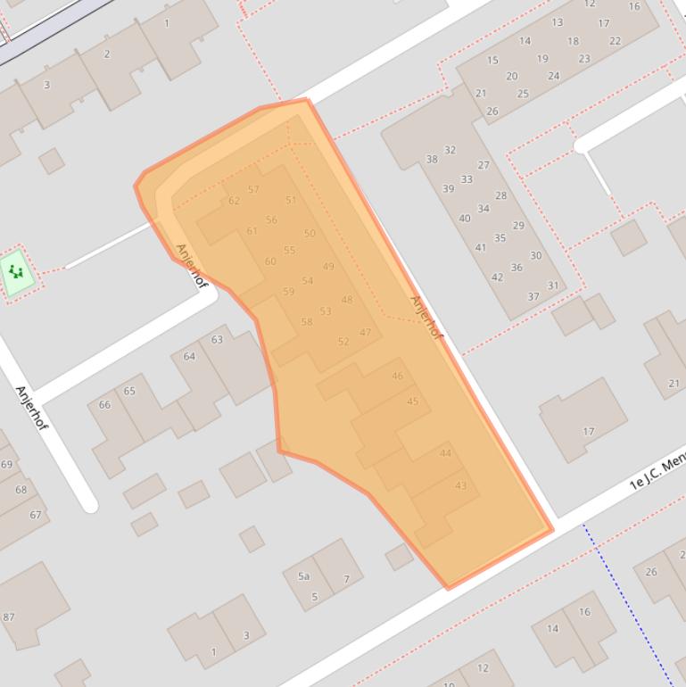 Kaart van postcodegebied 1431RE.