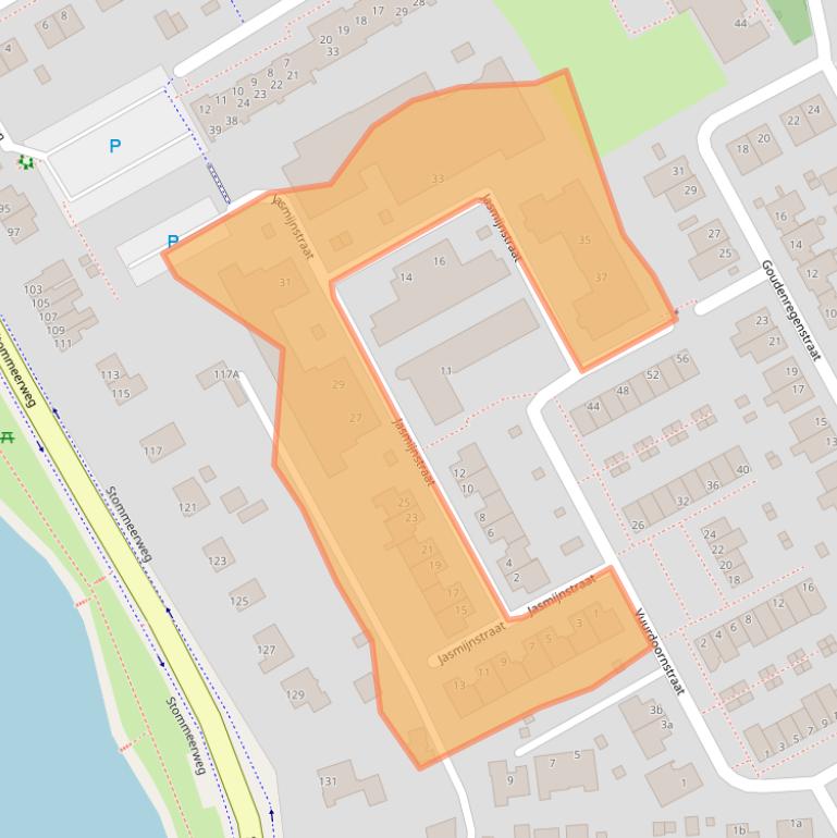 Kaart van postcodegebied 1431RH.