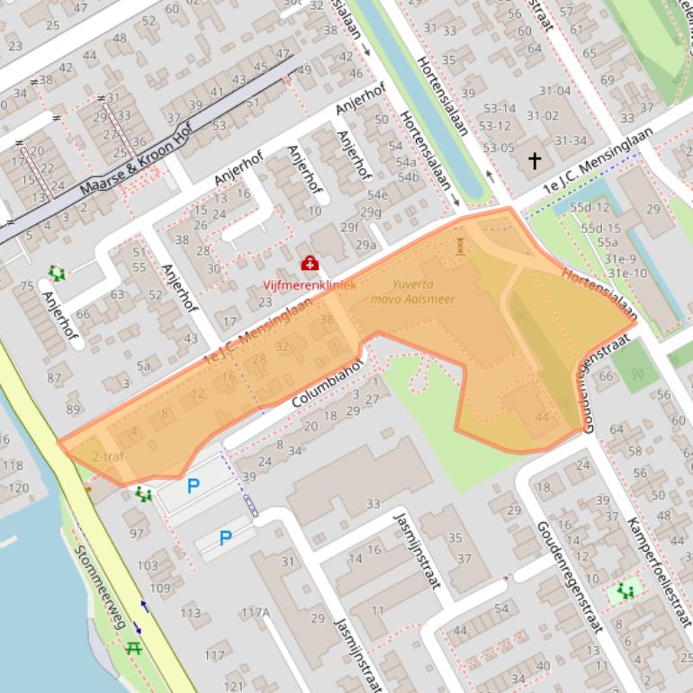 Kaart van postcodegebied 1431RW.