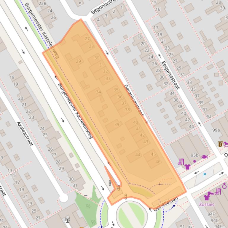 Kaart van postcodegebied 1431SR.