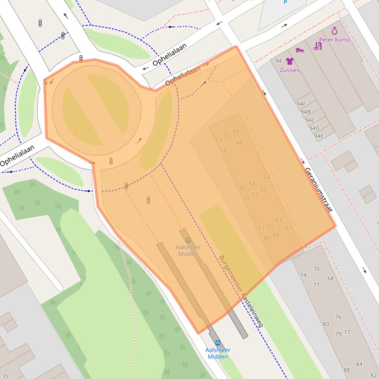 Kaart van postcodegebied 1431ST.