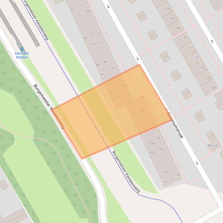 Kaart van postcodegebied 1431SW.