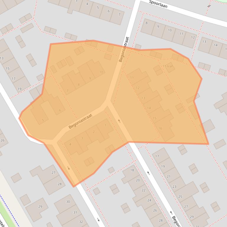 Kaart van postcodegebied 1431SZ.