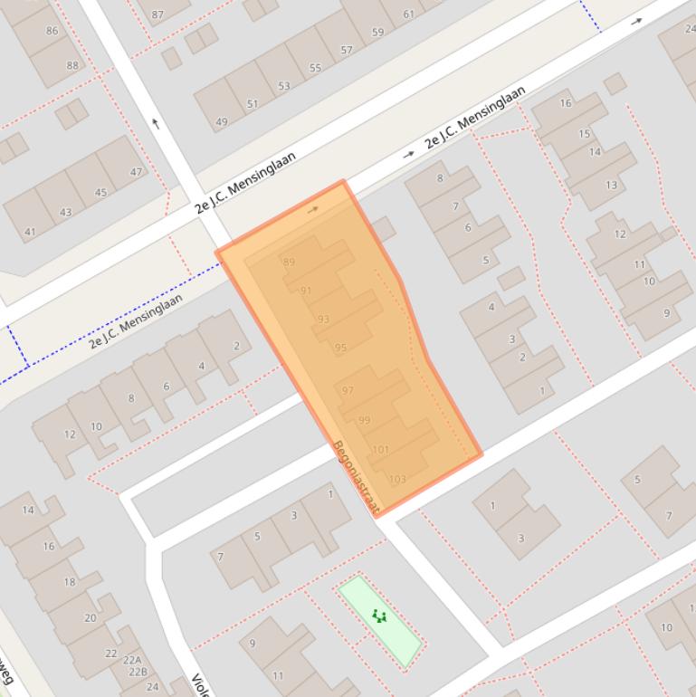 Kaart van postcodegebied 1431TC.