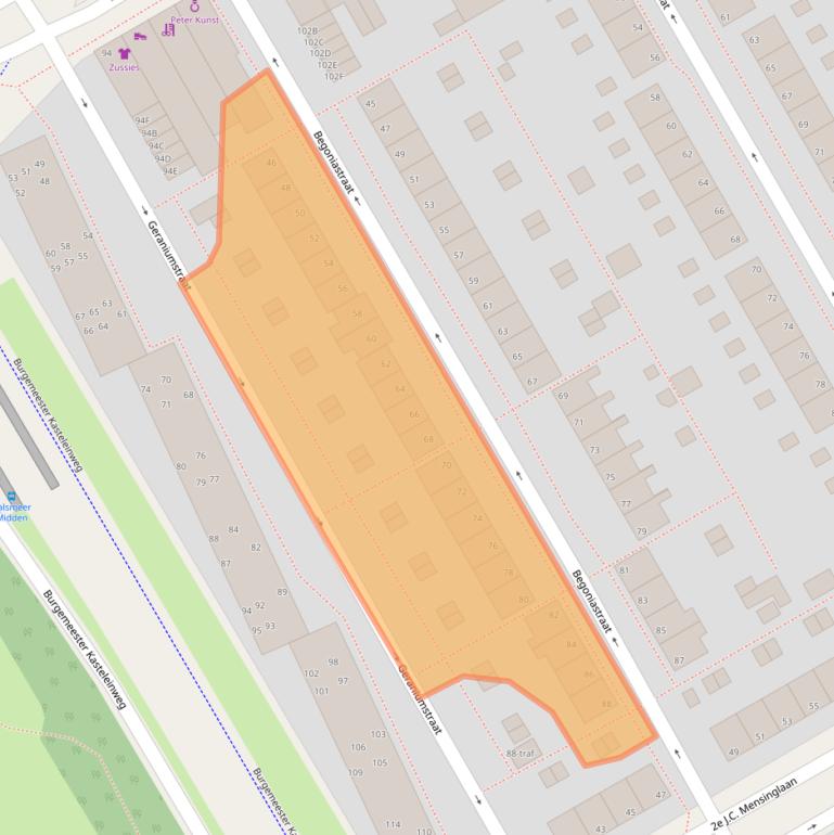 Kaart van postcodegebied 1431TE.